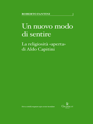 cover image of Un nuovo modo di sentire